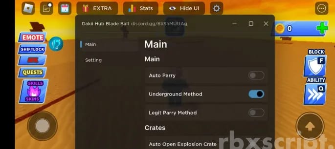 Blade Ball: Insane Auto Parry, Auto Open Crate Mobile Script